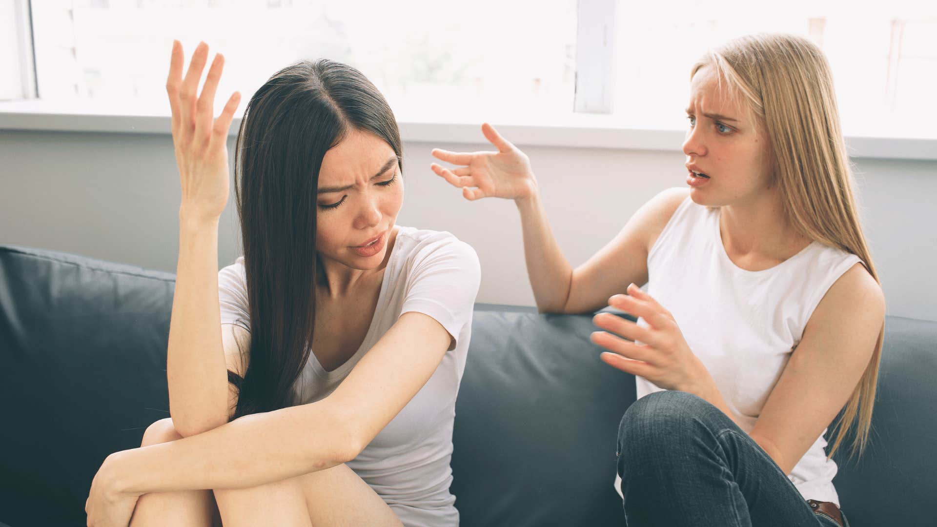 two women fighting