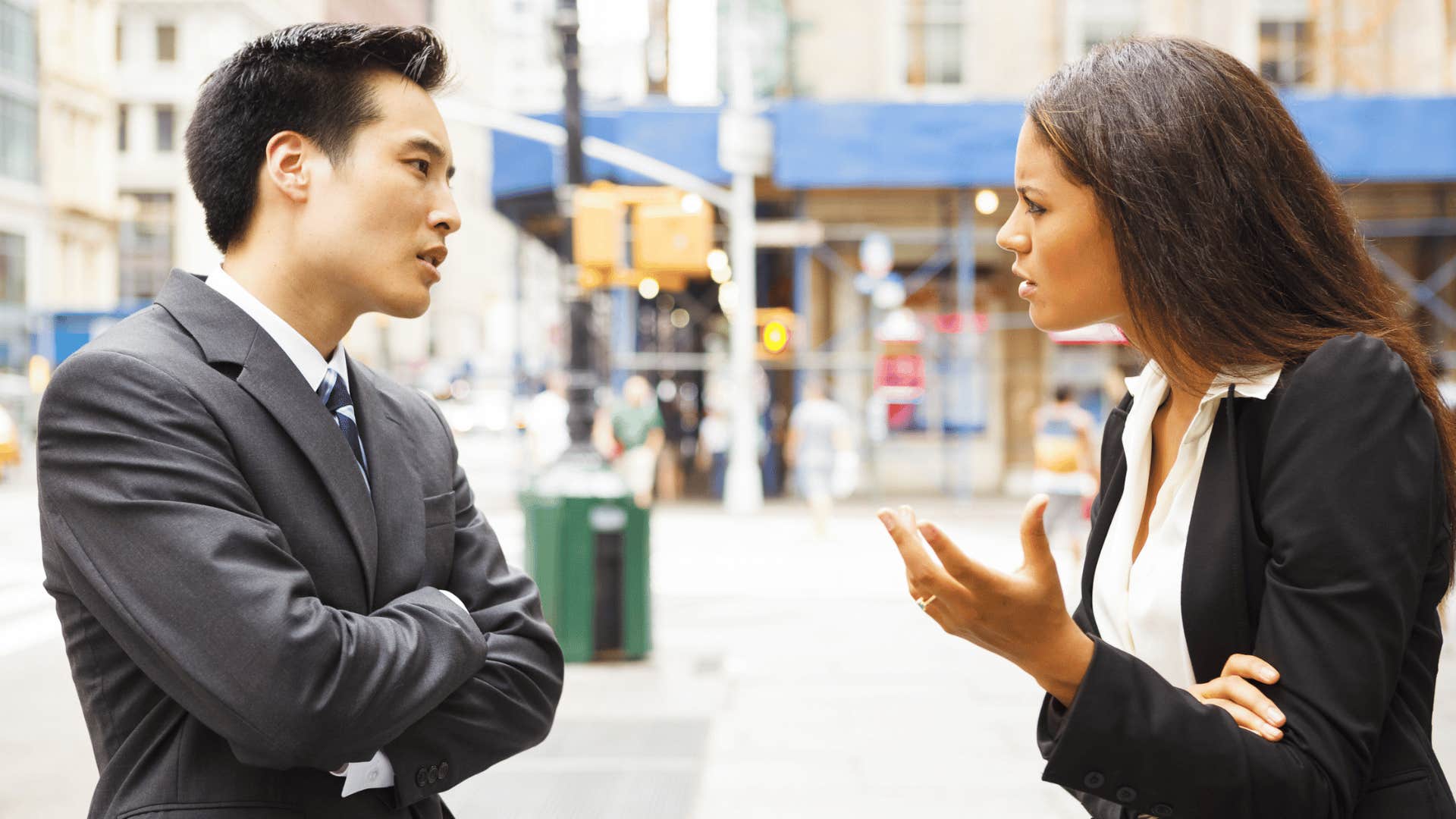 coworkers arguing