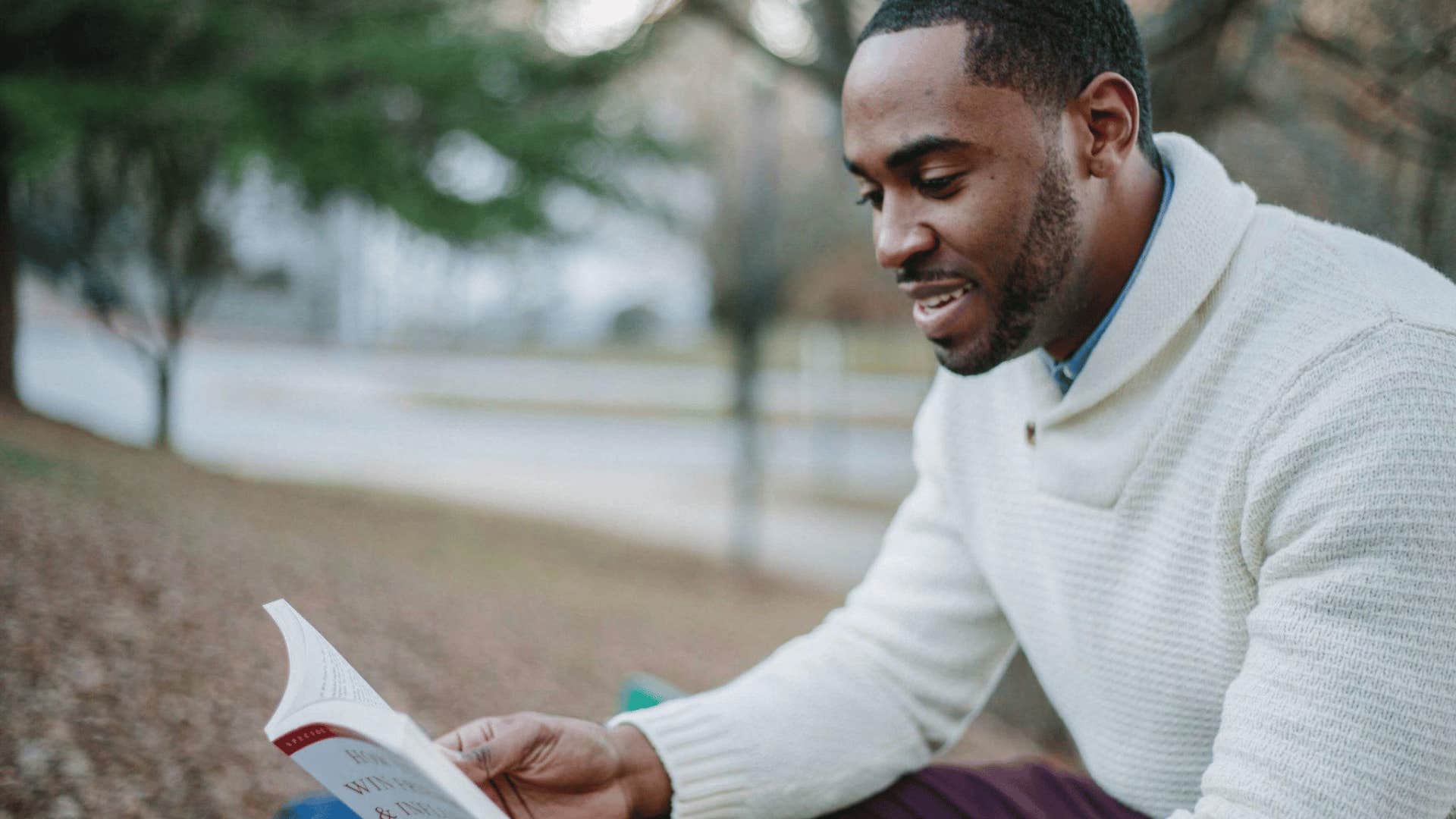 man reading