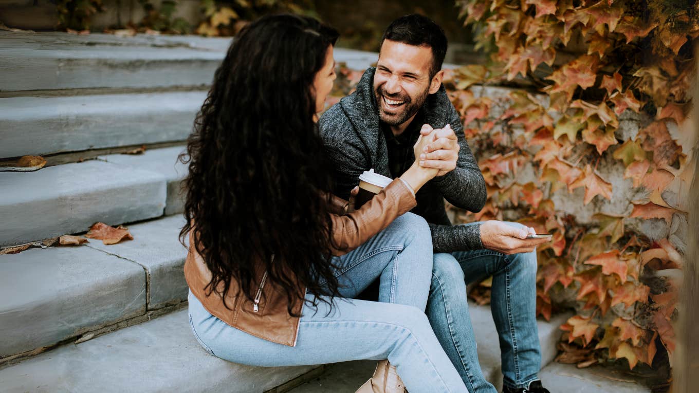 Woman on date with man who would make excellent second husband