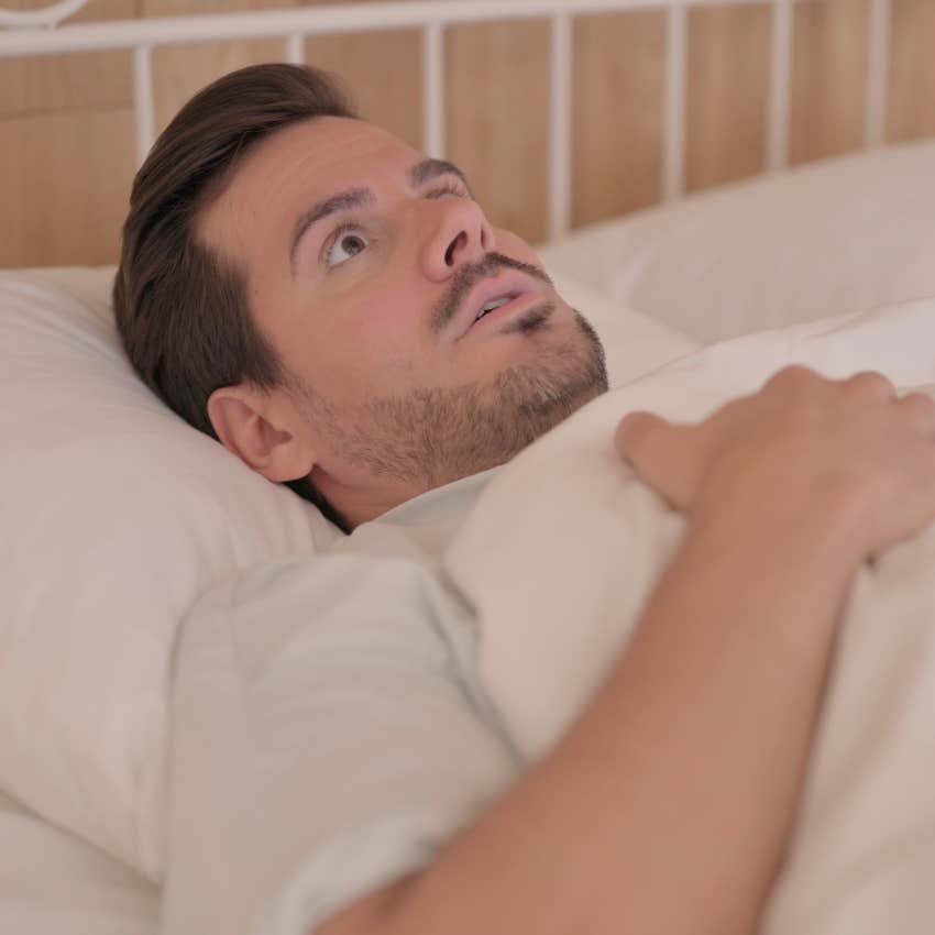 Man scared after waking up to his girlfriend pouring water in his ears