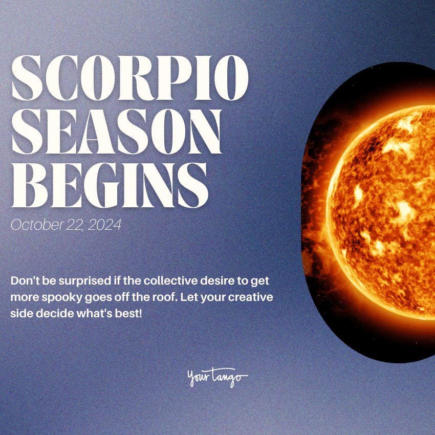 scorpio season begins dates october 2024