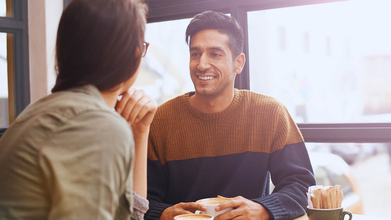 Man notices the rare signs he's dating a woman and not a girl.