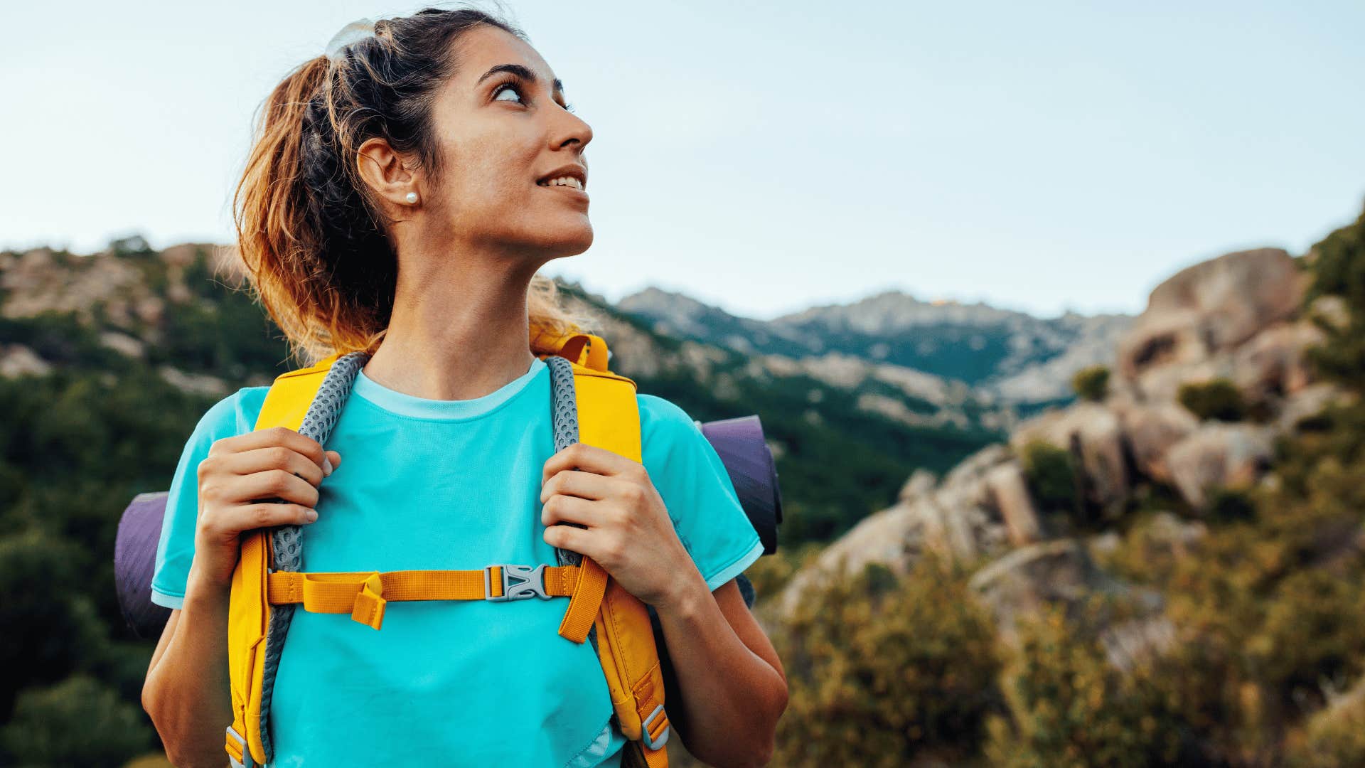 woman hiking 