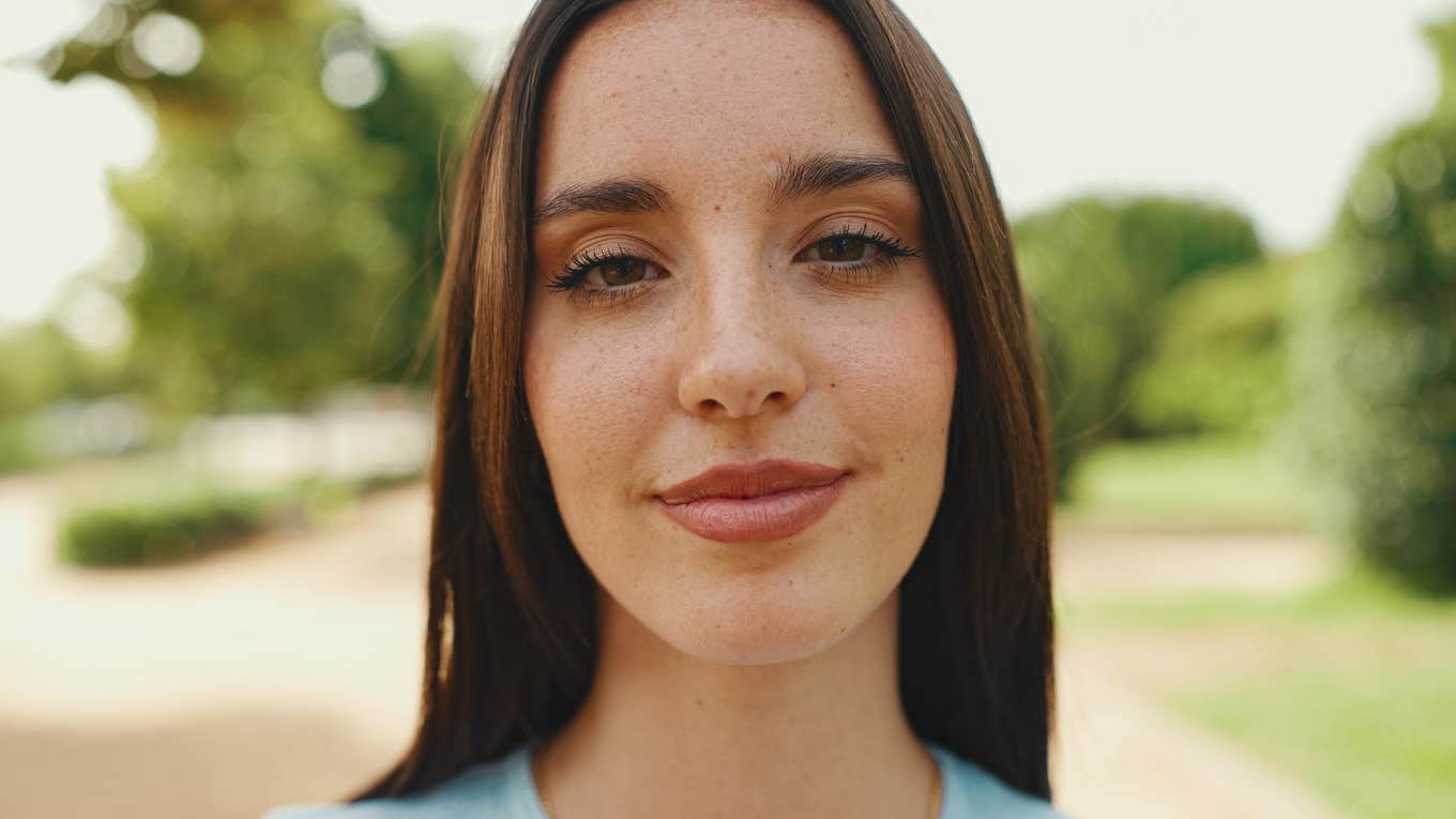 young smiling woman