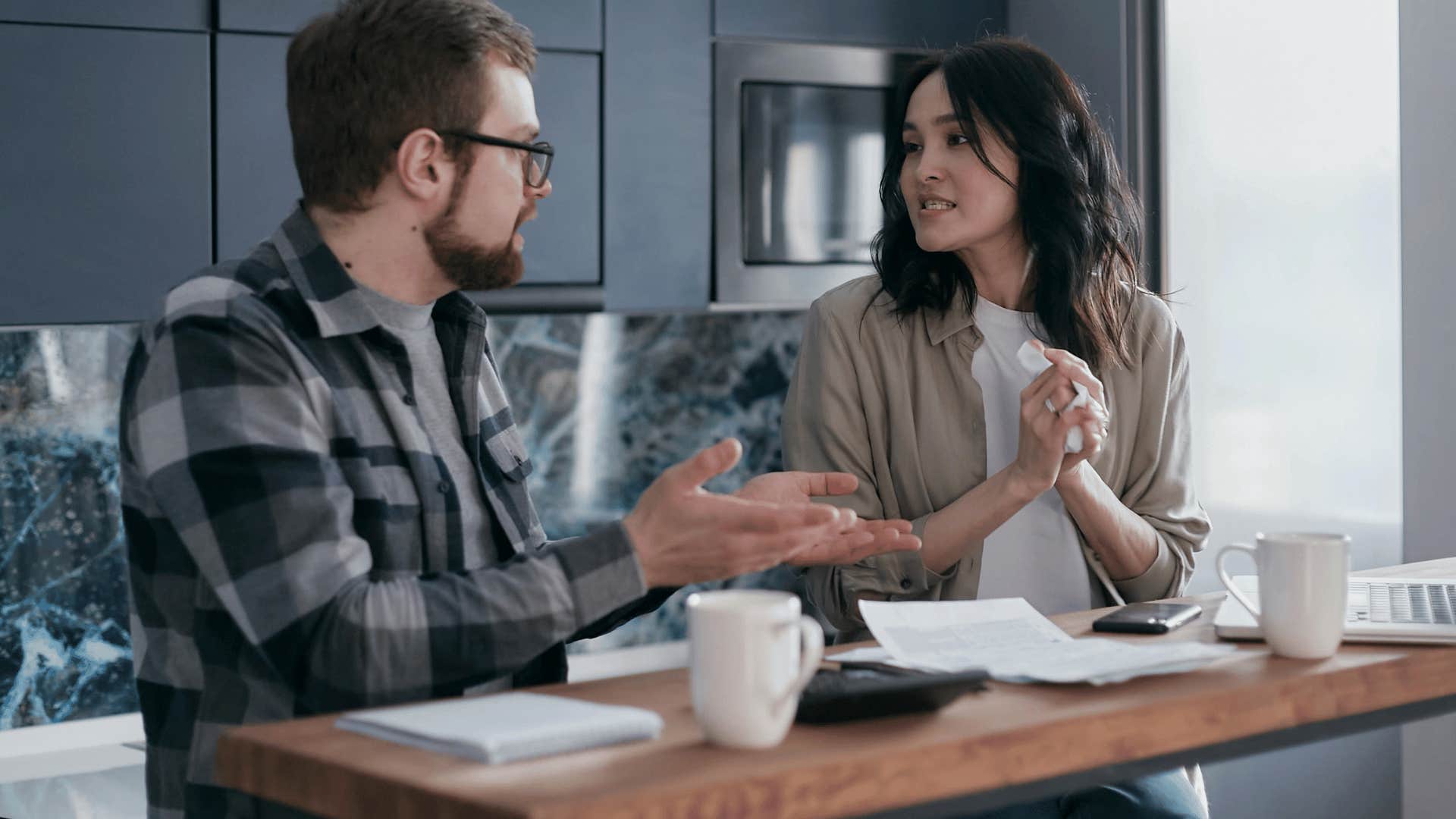 couple arguing about emotional health