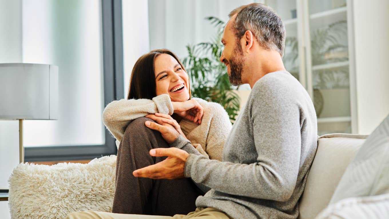 Woman talking to a man in a way he actually listens