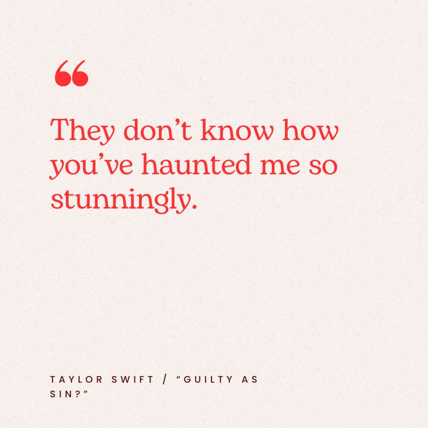 taylor swift guilty as sin lyrics quotes about love