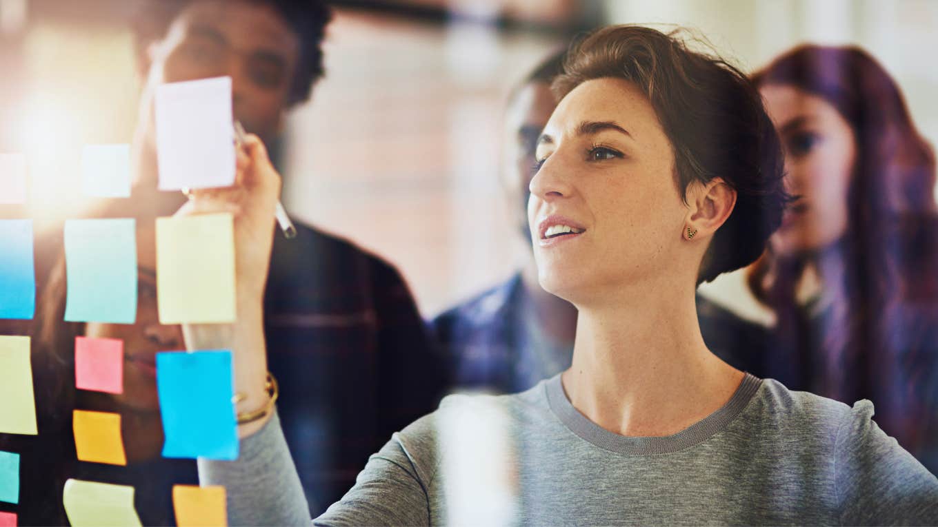 Woman's productivity skyrockets after following the Warren Buffet rule.