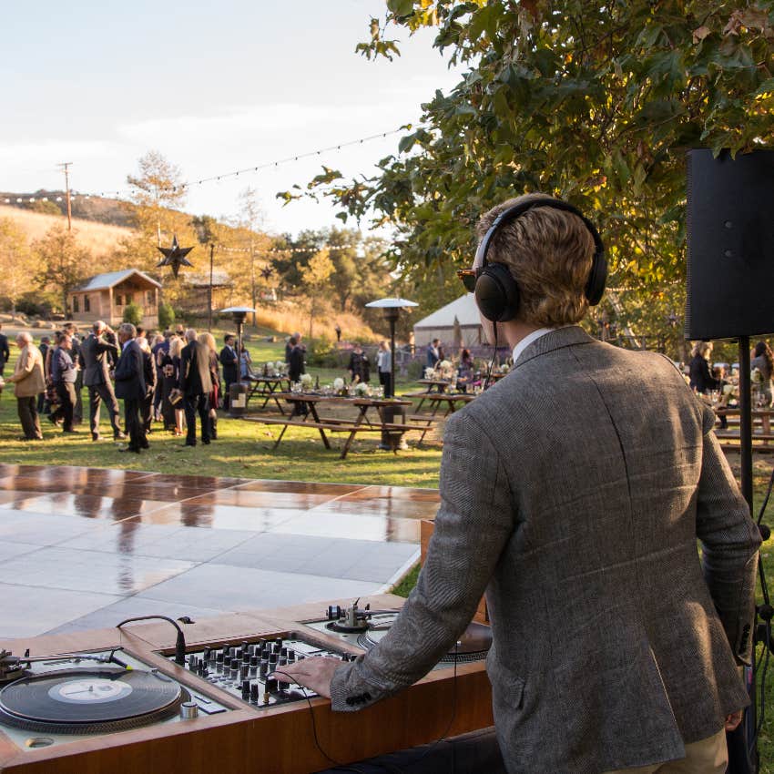 DJ at wedding