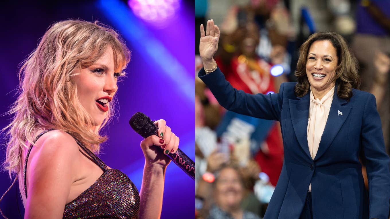 taylor swift and kamala harris