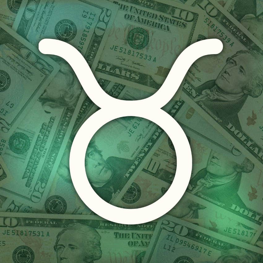 taurus zodiac sign in front of money september 2024