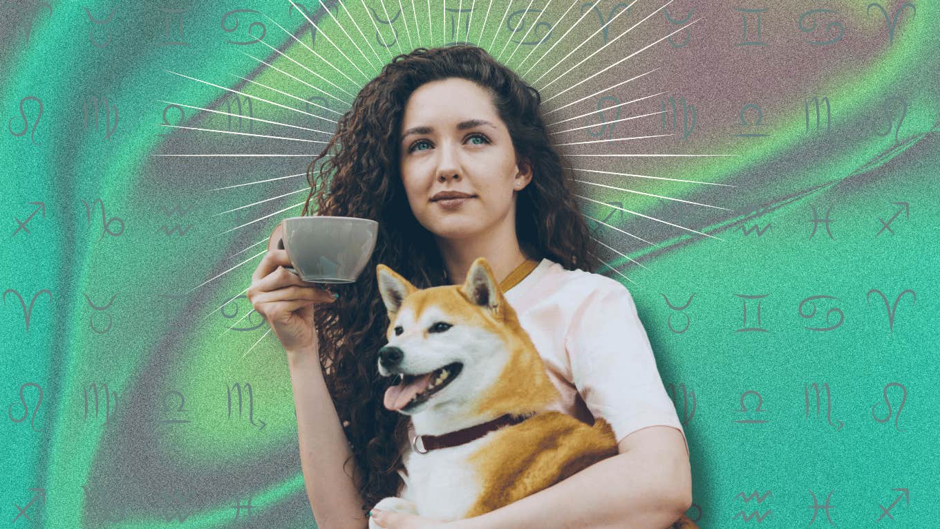 woman with puppy overcoming self-doubt on september 27, 2024