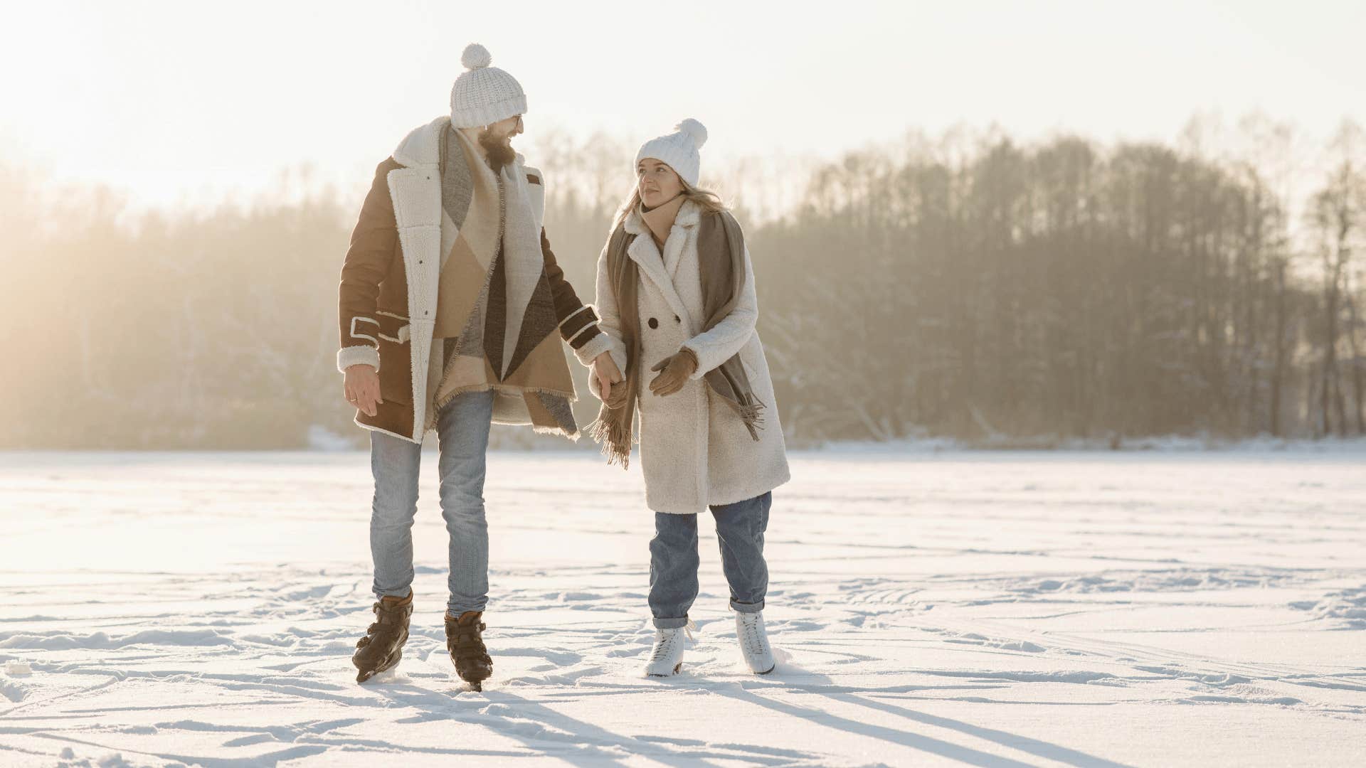 couple ice skating