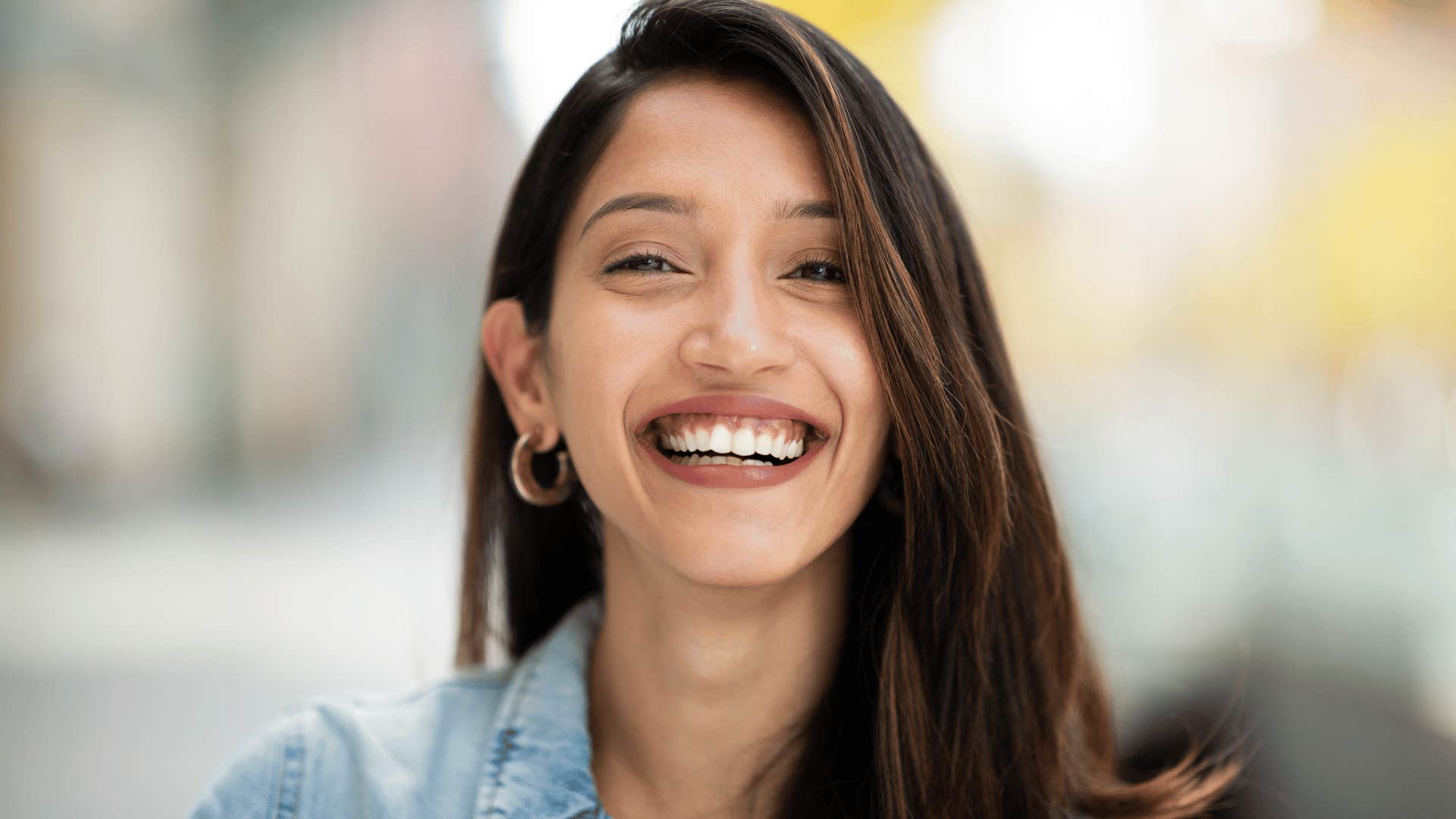 laughing young woman