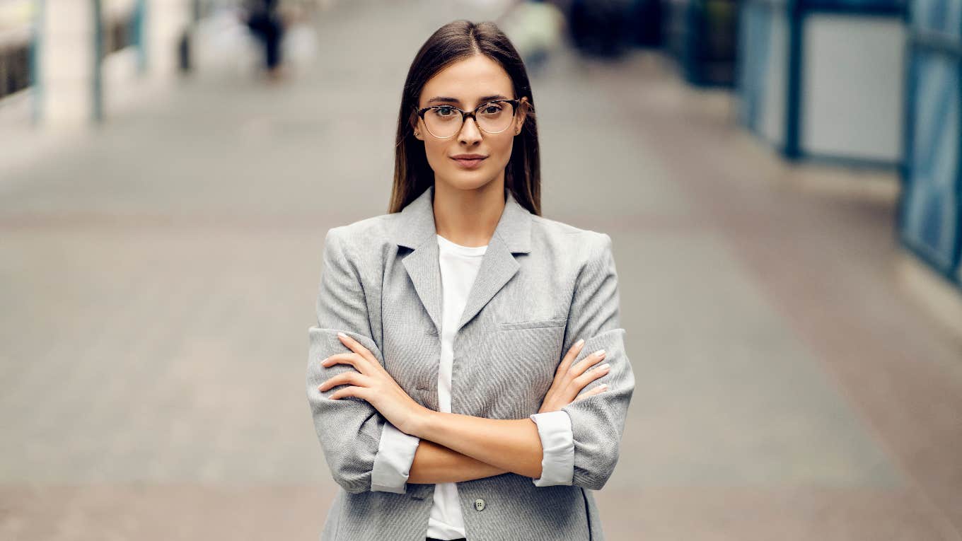 Confident business woman