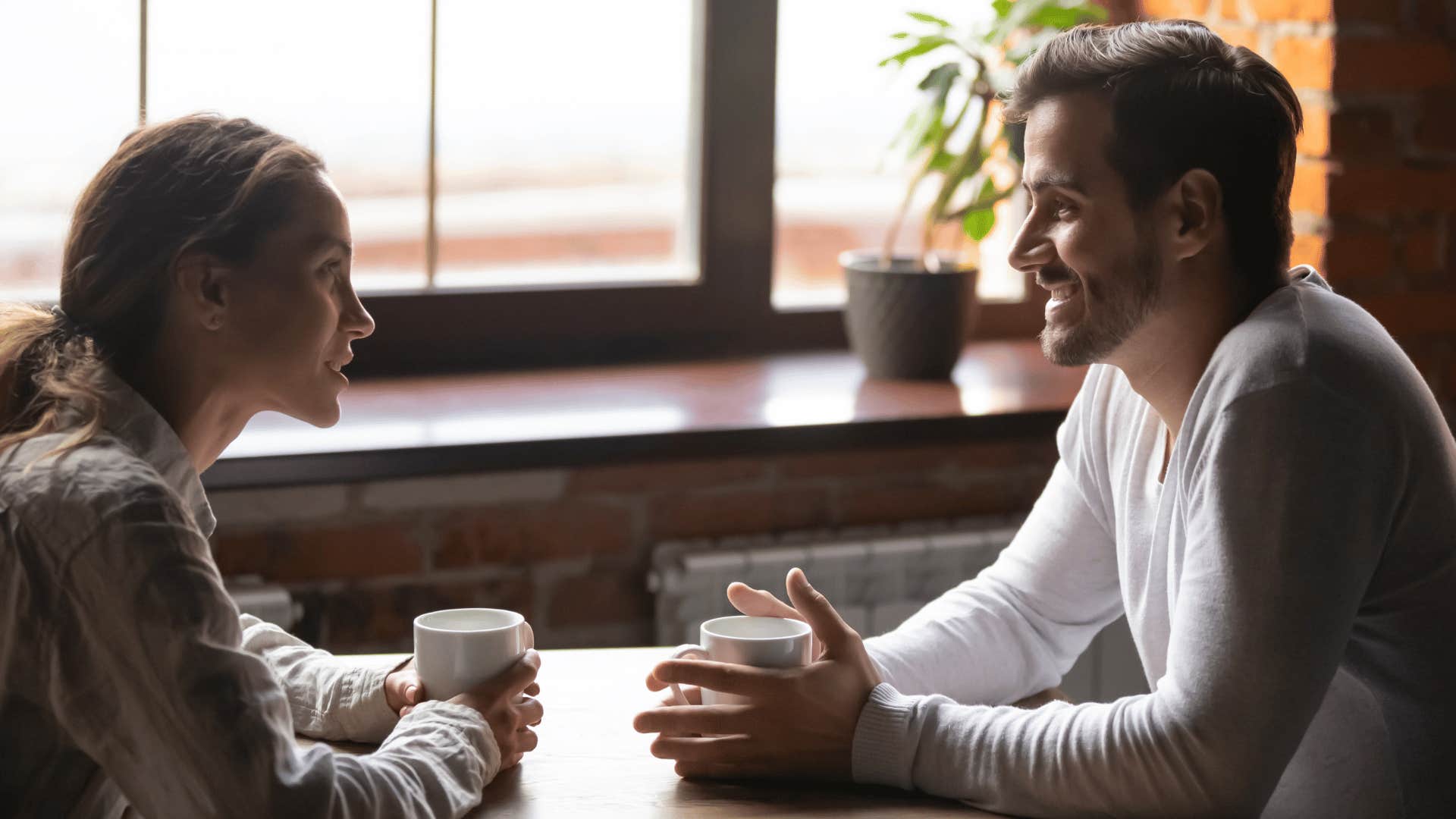 couple on a coffee date