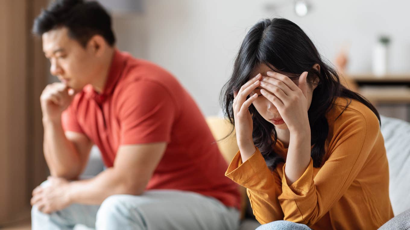 Woman realizes a man has been benching her the whole time.