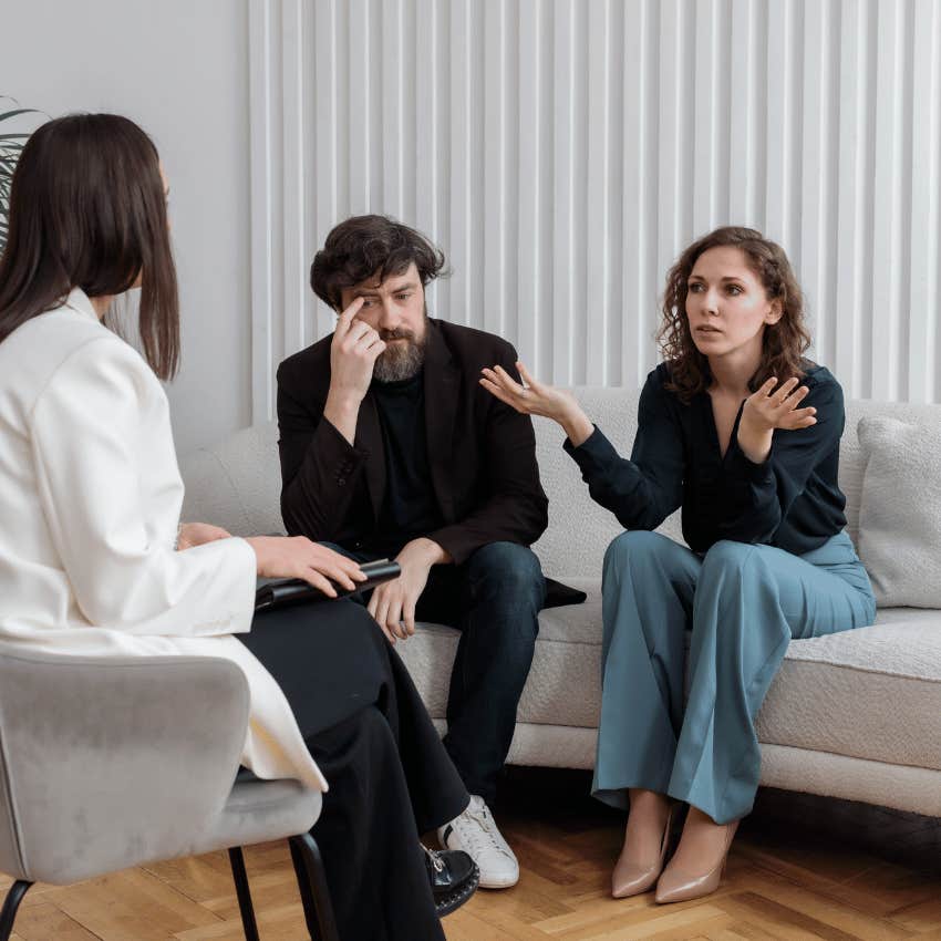 couple attending couple's therapy