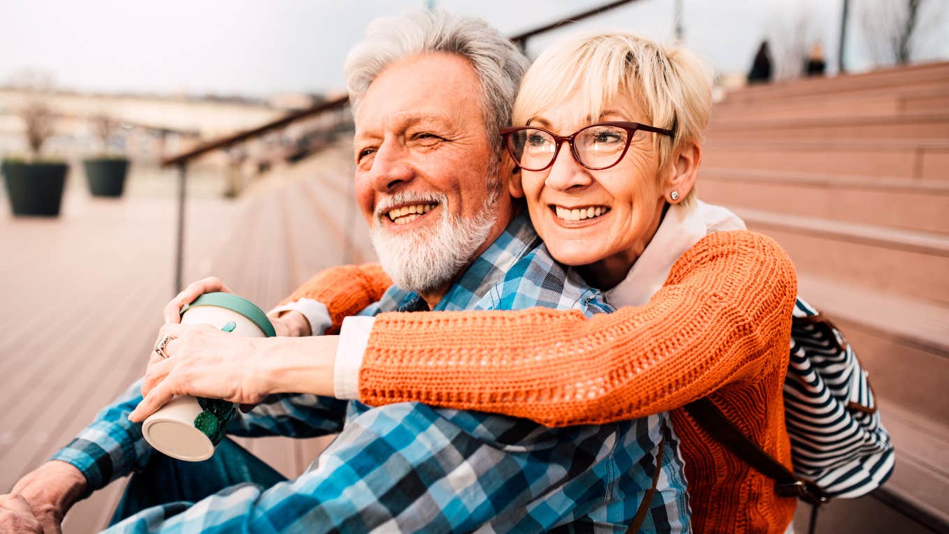 Couple that has made promises to each other and have been together 'forever'.