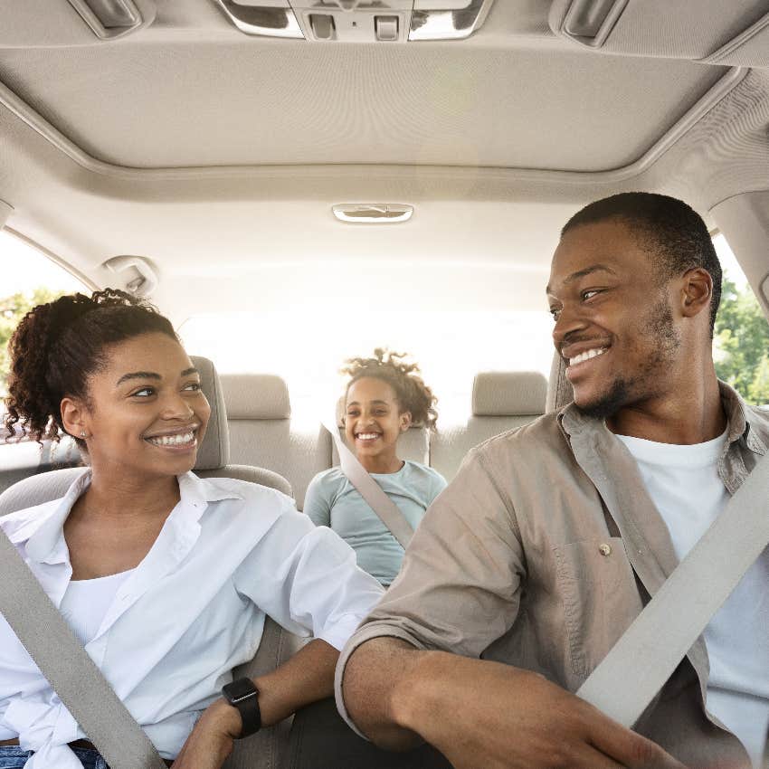 Family in the car