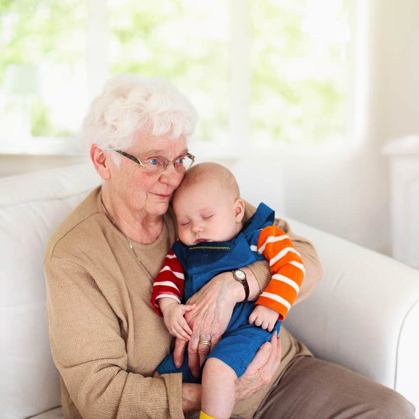 Grandma and grandchild