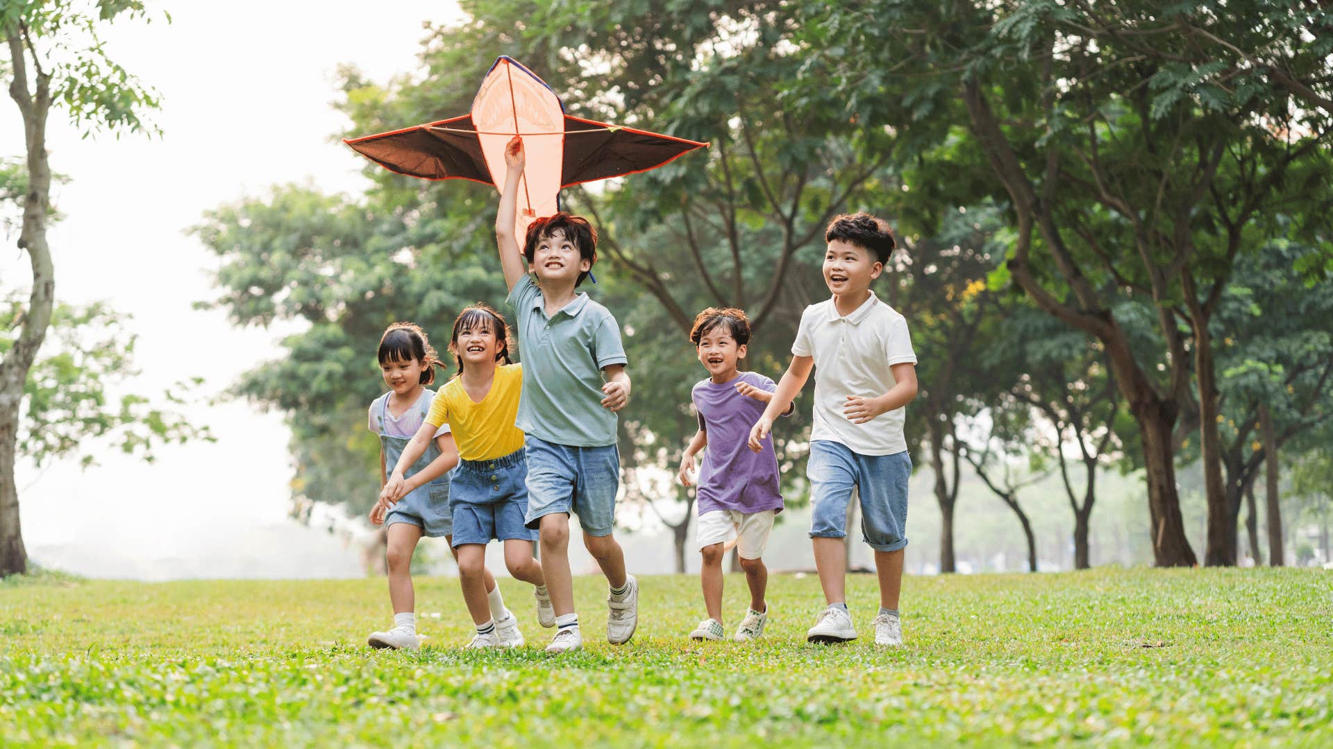 kids playing outside