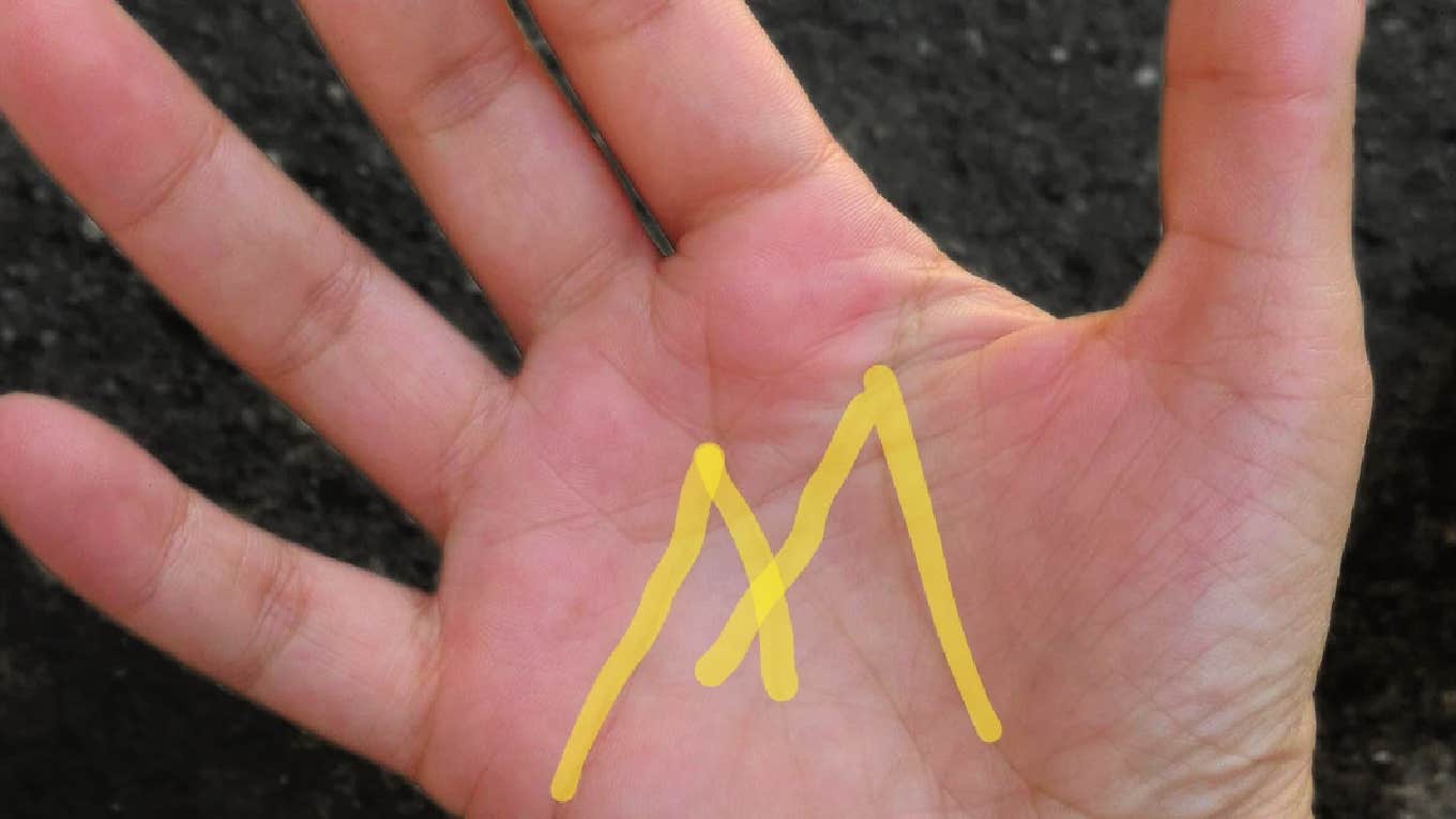 What It Means If The Lines On Your Palm Form The Letter 'M' | YourTango