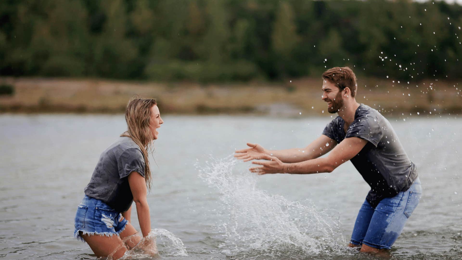 couple playing