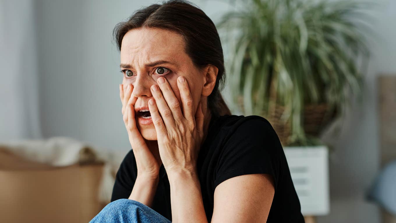 Woman experiencing psychosis.