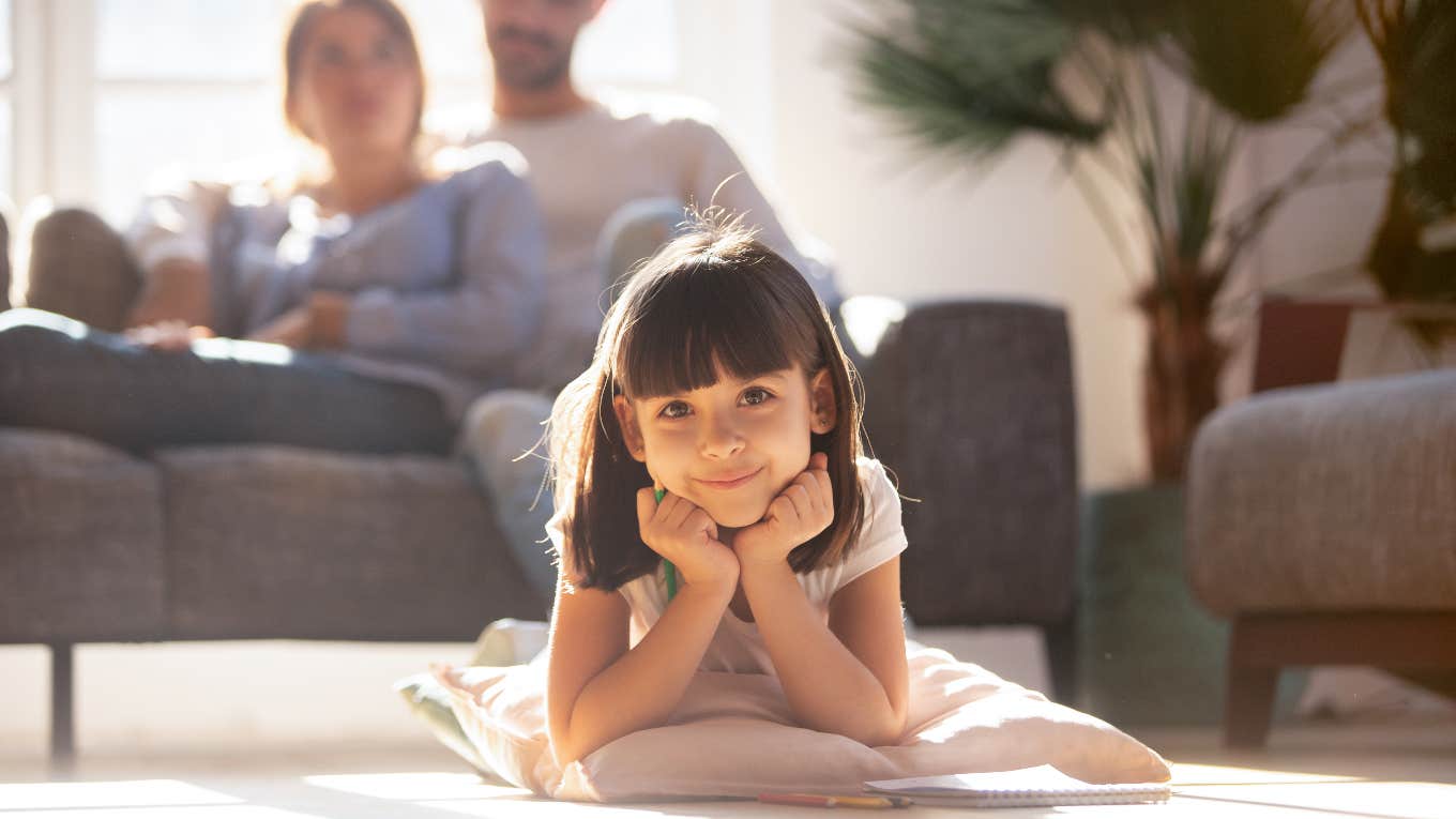 Independent kid with lazy parents