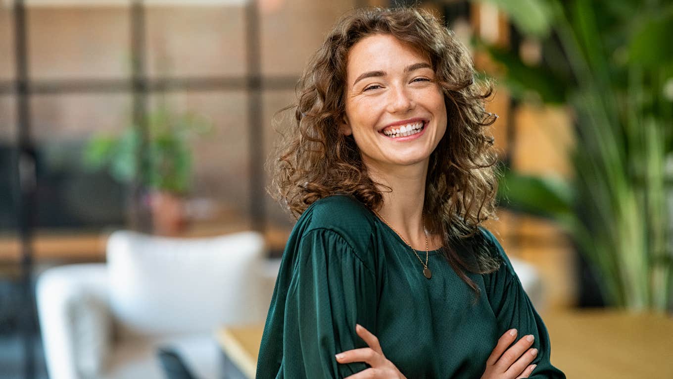 Great employee smiling