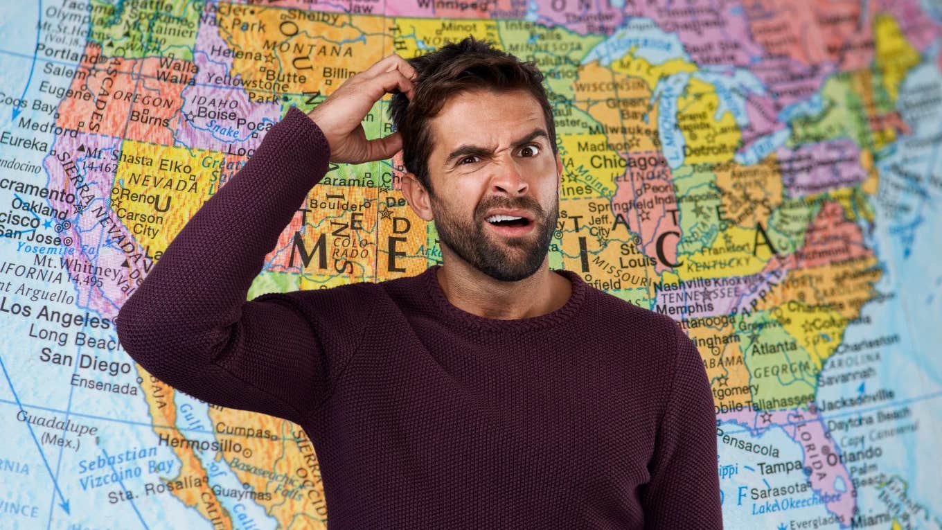 Man confused about the weird things about America