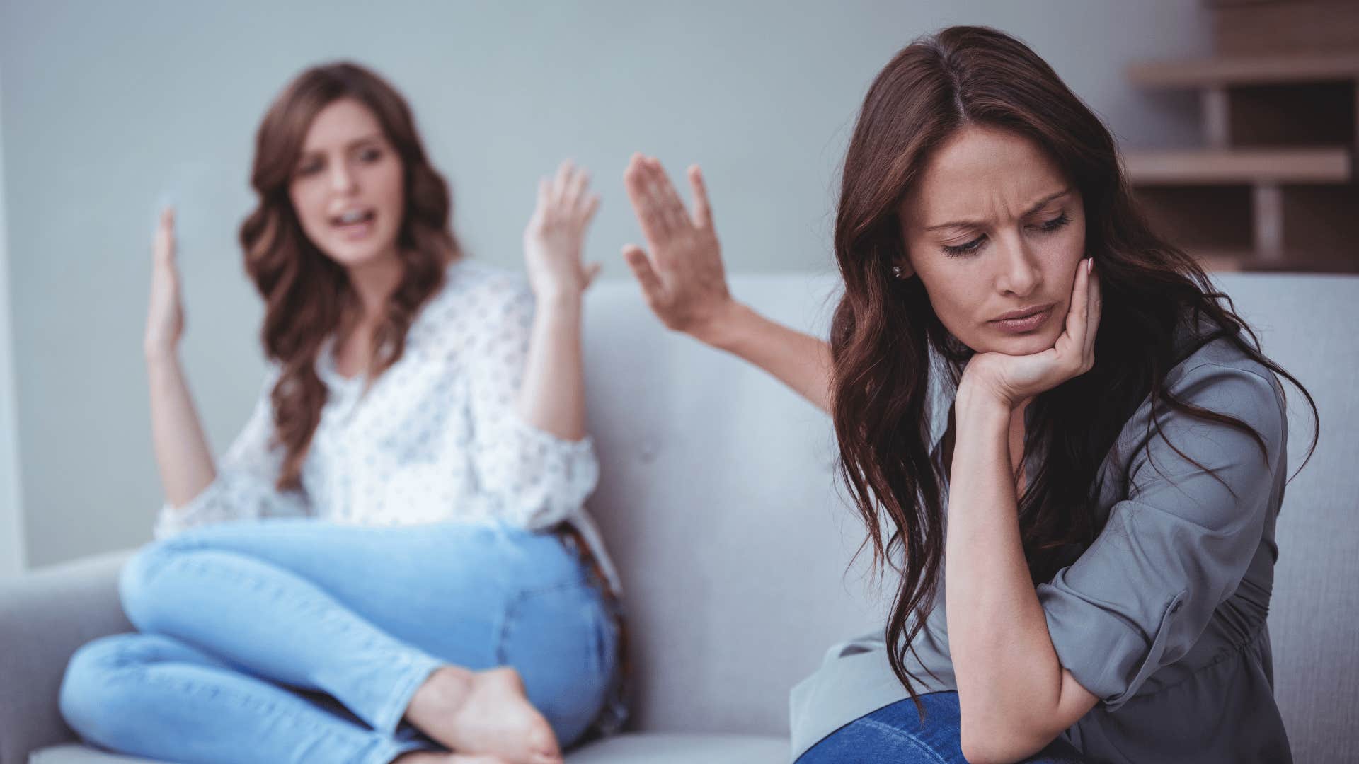 two women arguing