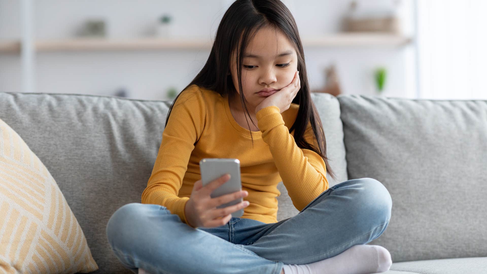 young girl who will never hear kids should be seen not heard