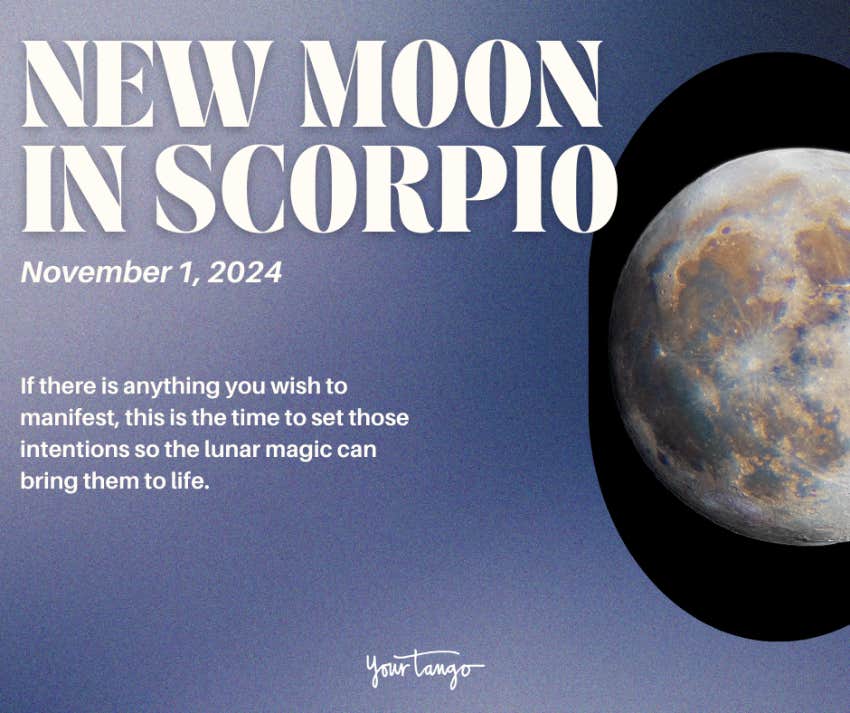 new moon in scorpio astrology transit november 2024