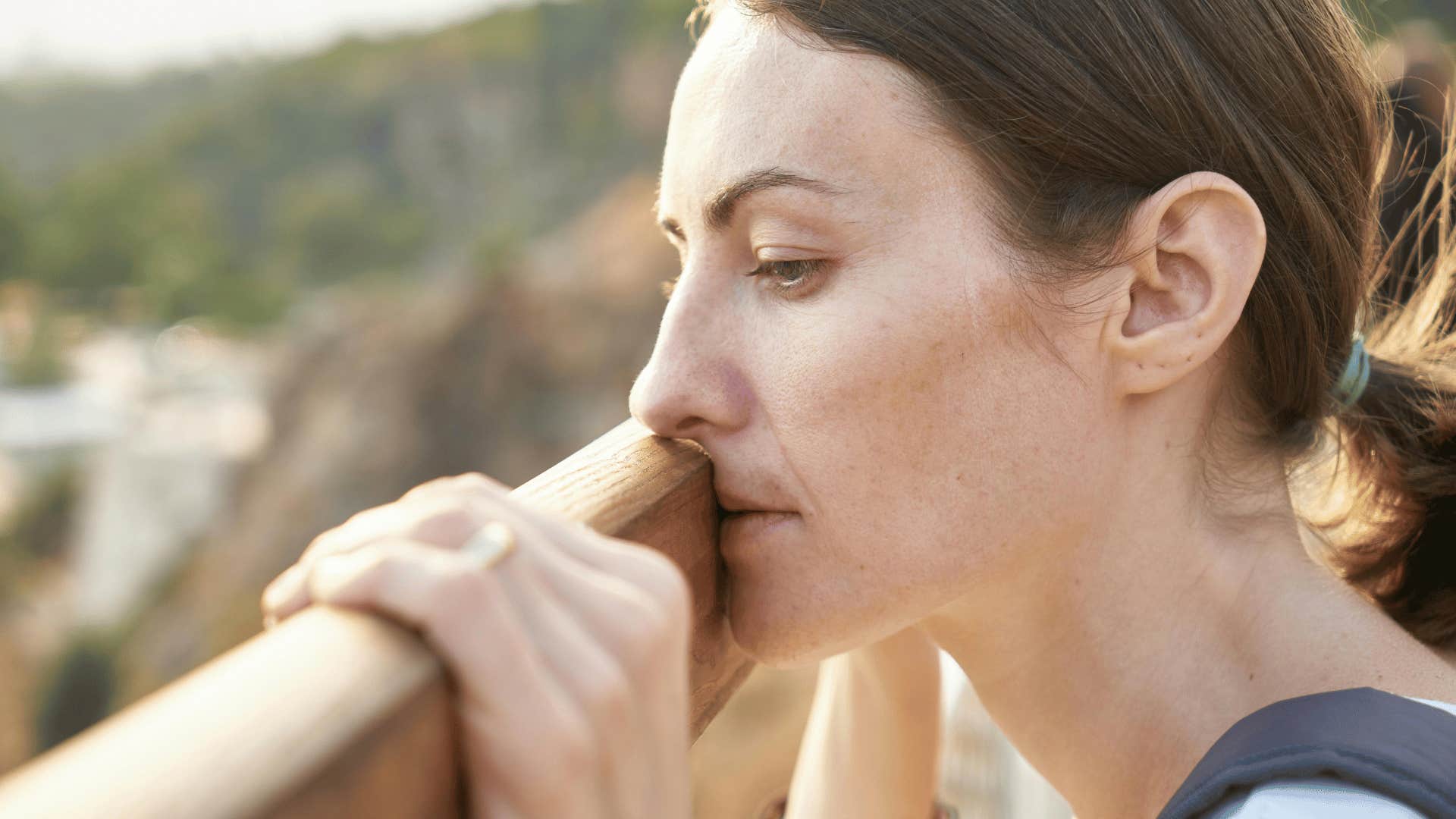 woman who doesn't think she deserves better