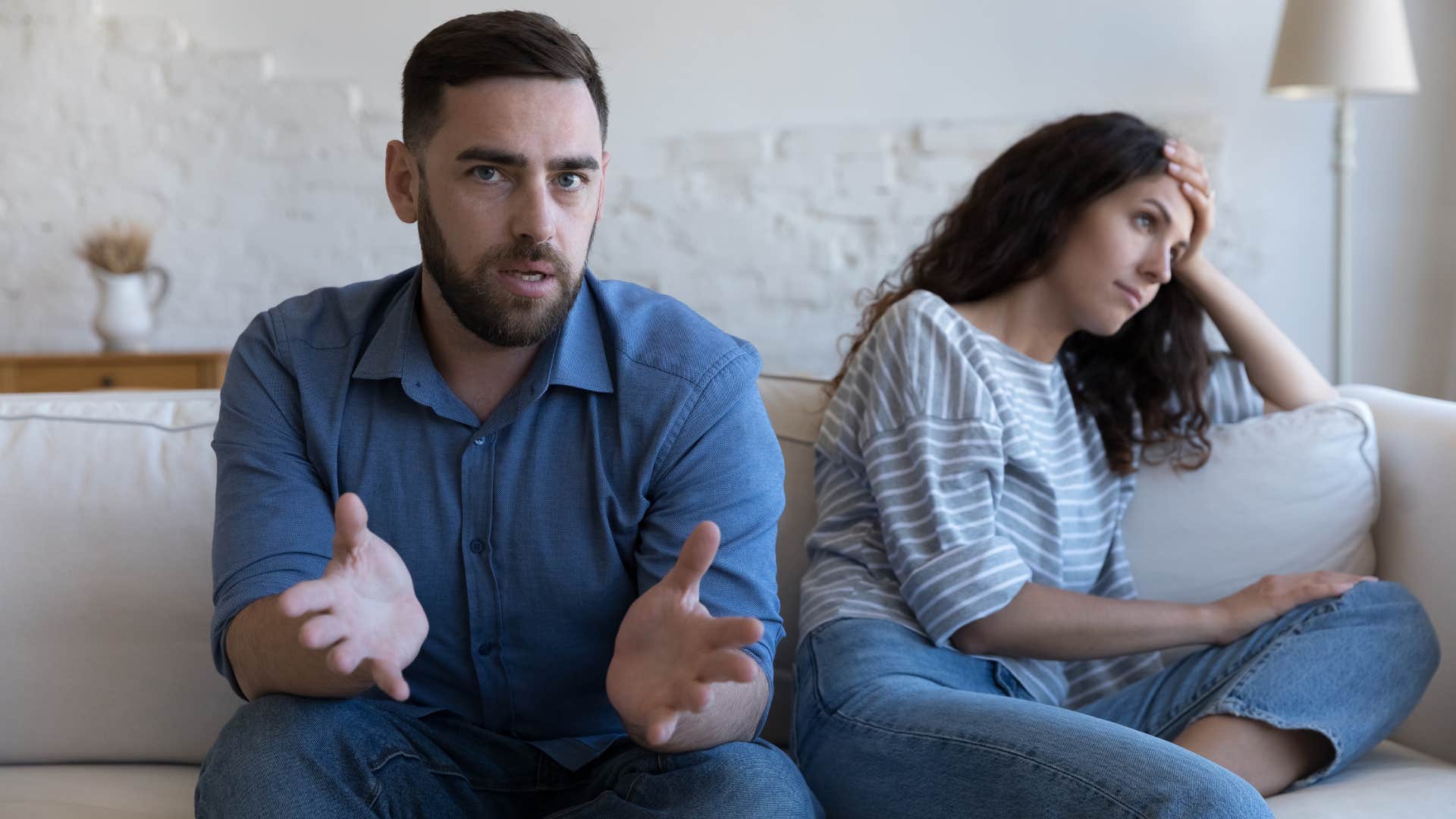 couple arguing struggling with their relationship