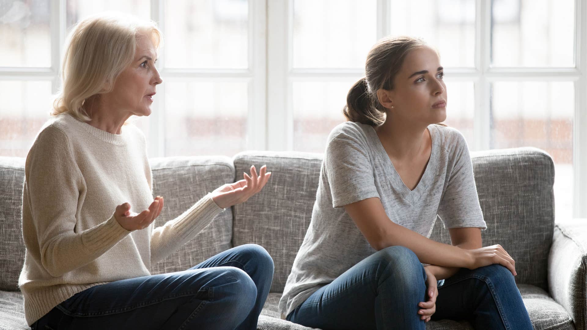 two women arguing struggling with boundaries