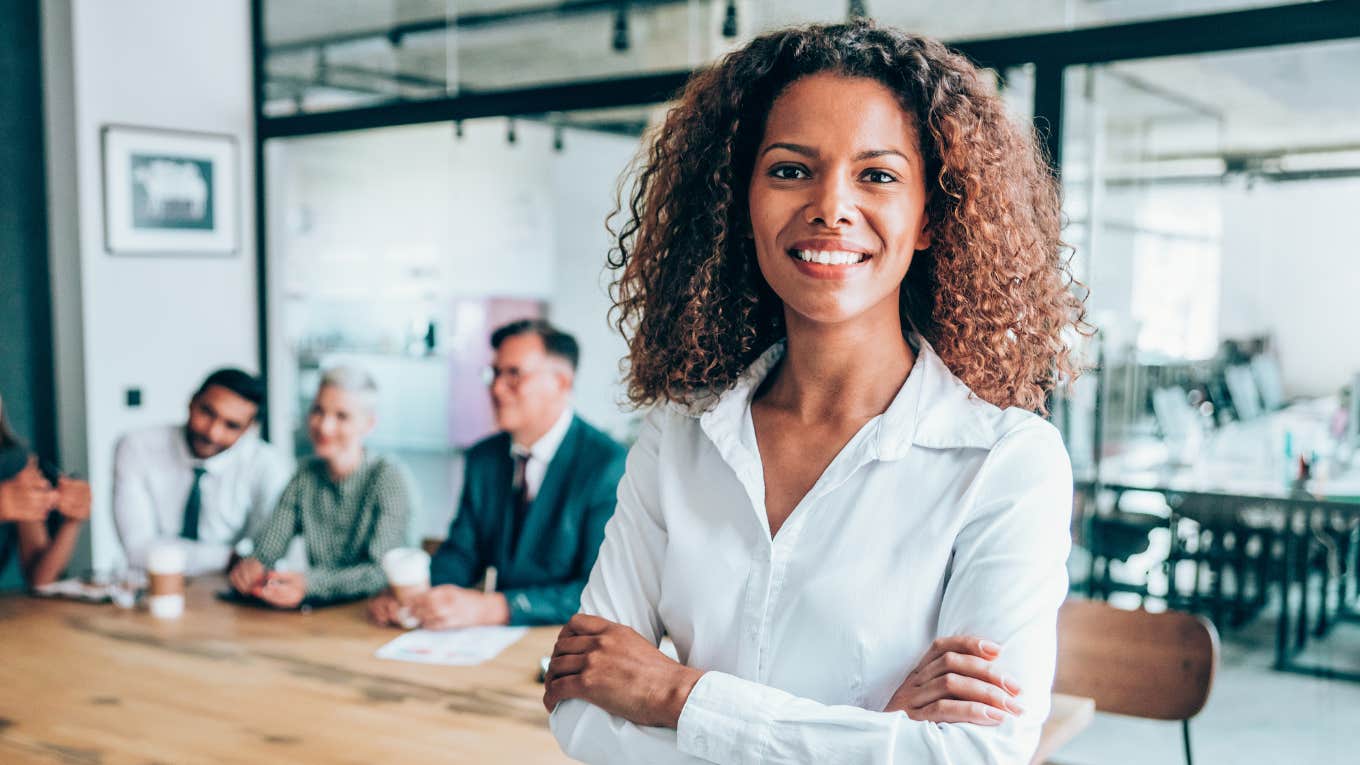 Woman posses the rare psychological skills that make her a true leader.