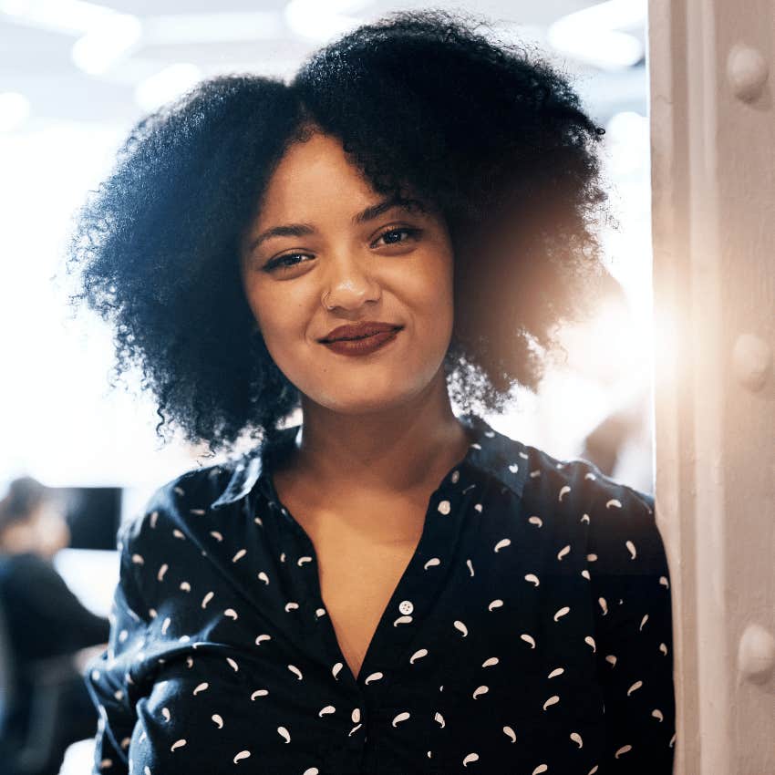 smiling young woman