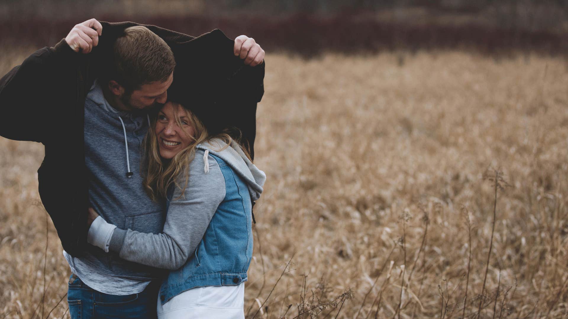 couple expressing love