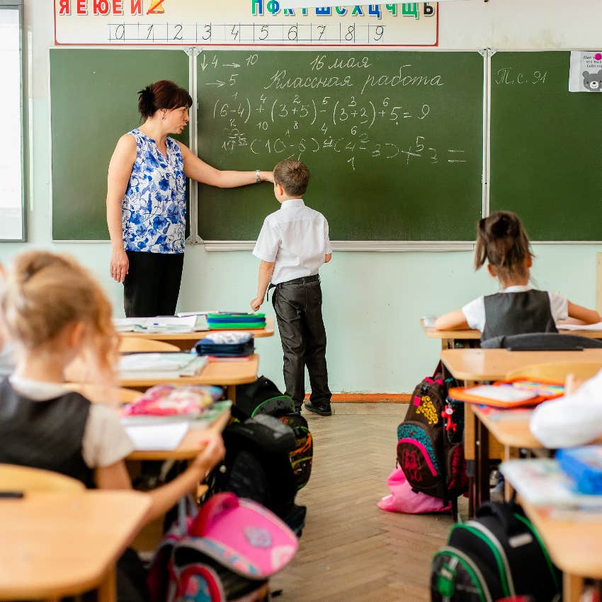 Students in classroom learning