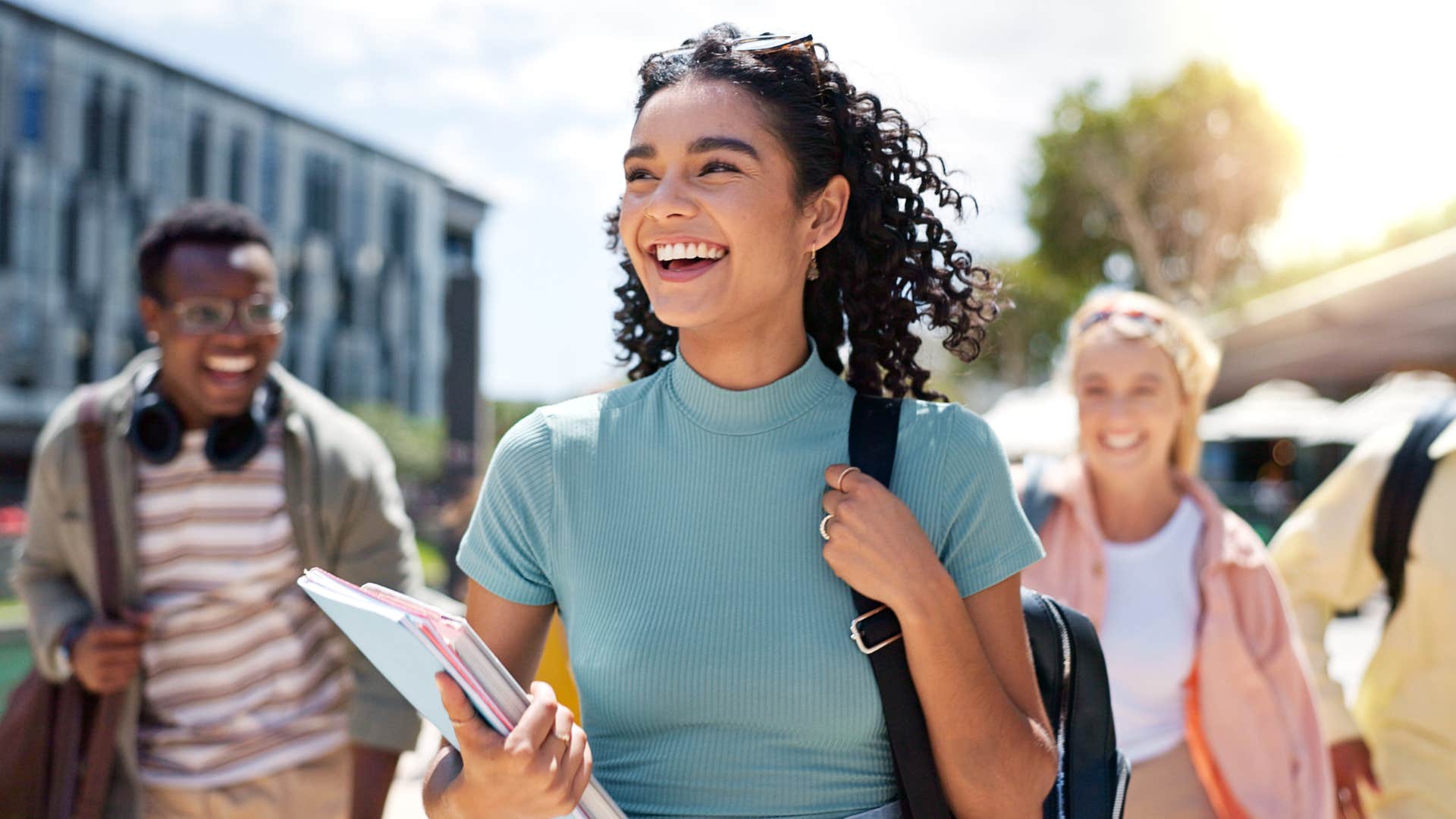 Gen Z woman who doesn't know life skill of in-person communication and conversation