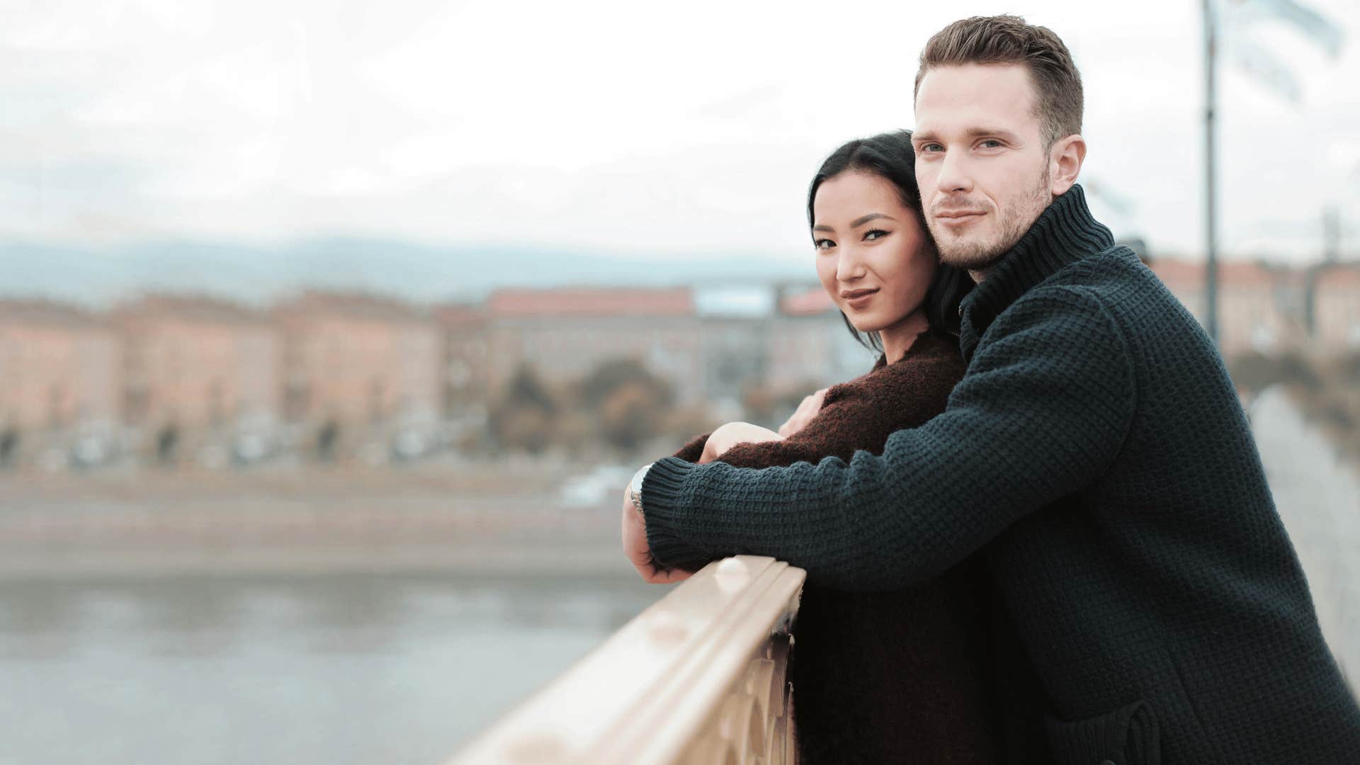 couple standing outside