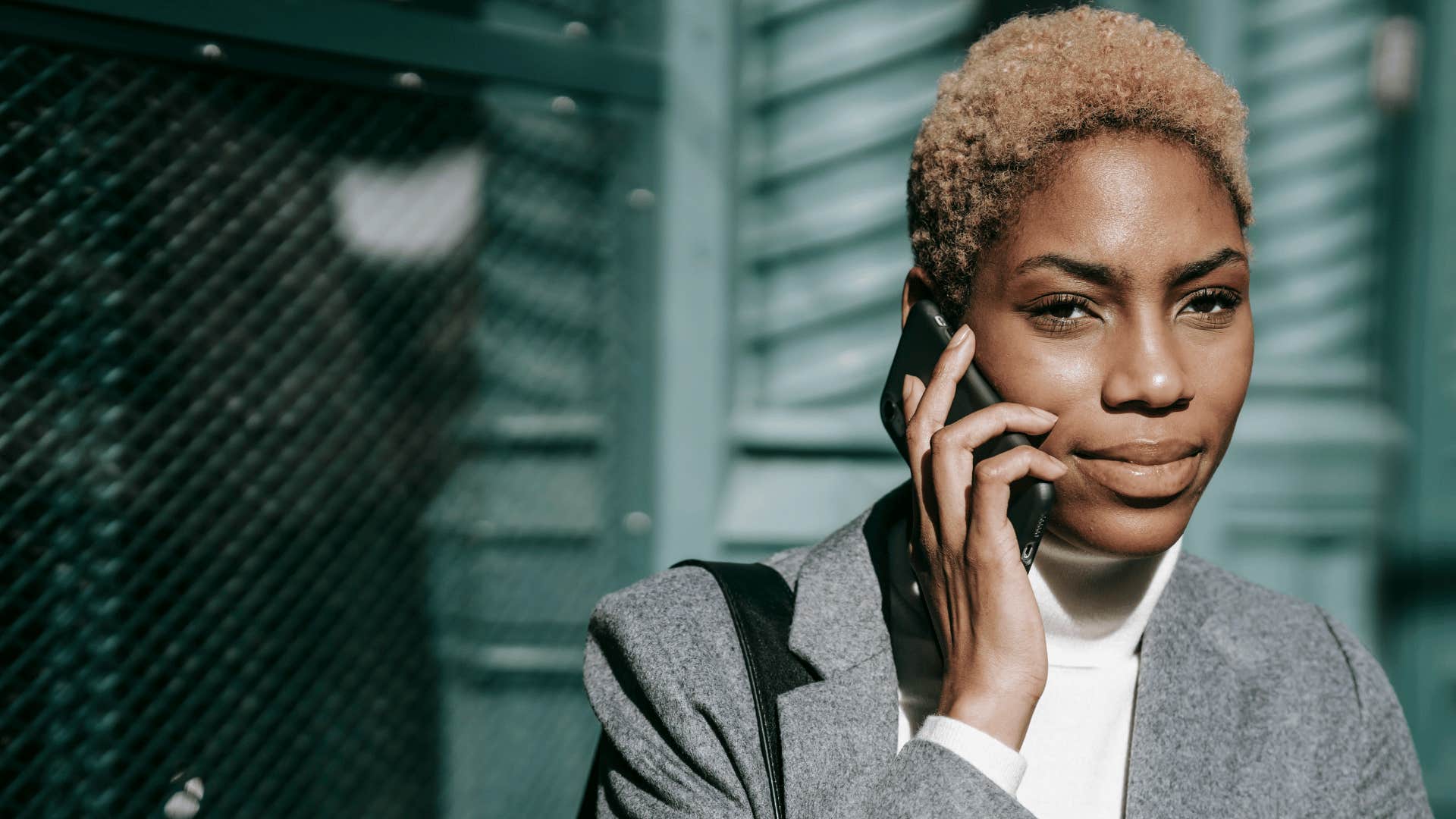 woman on phone