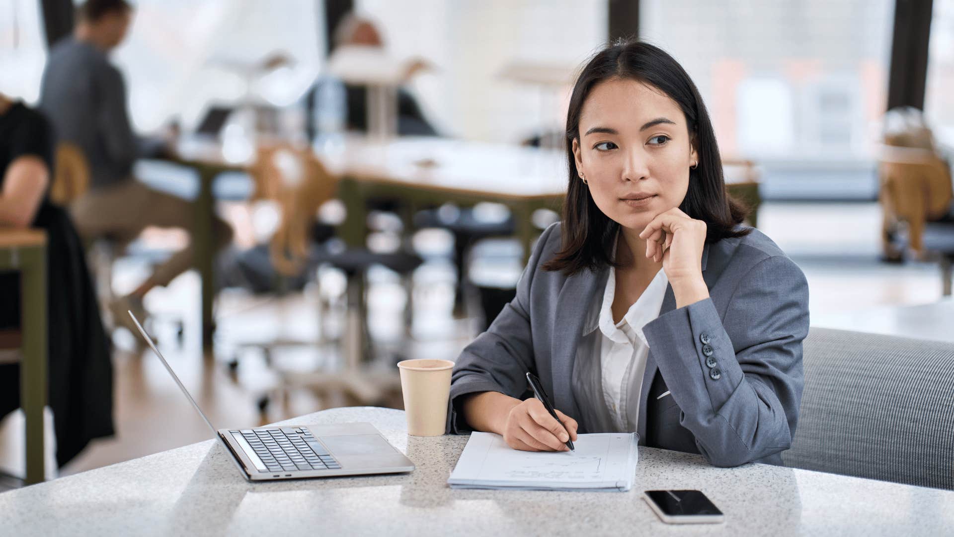 woman at work