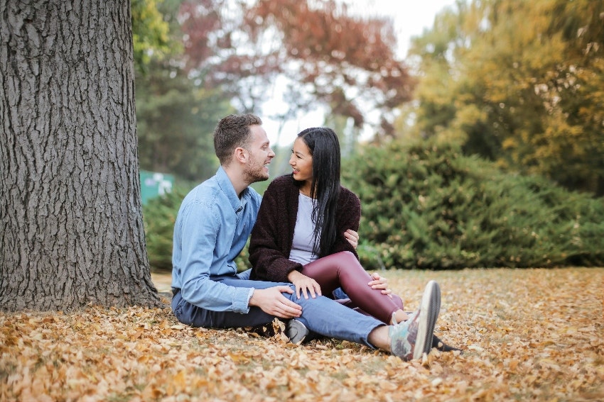 husband feeling heard by wife in happy marriage