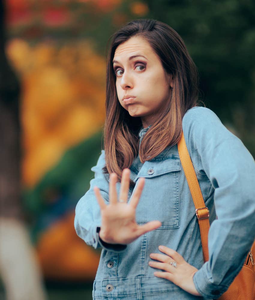 woman expressing boundaries to create life she loves