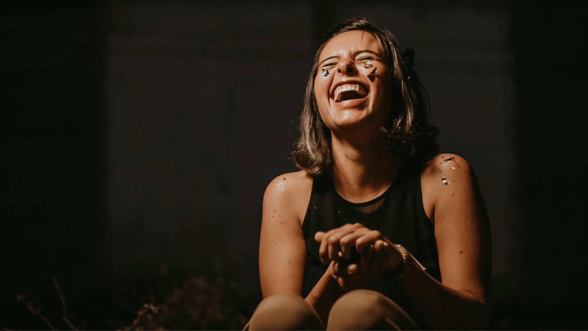 laughing young woman